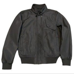 G Star - Mass Bomber Black Biker Motorcycle Jacket - S/M